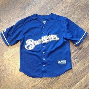 Milwaukee Brewers kids jersey Ryan Braun